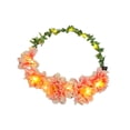 thumbnail image 4 of Diadema de flores para niñas Fernando corona de crisantemo iluminadora, 4 of 8