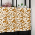 thumbnail image 6 of Thanksgiving Mushrooms Valances for Windows Farmhouse Kitchen Curtains Valances Rod Pocket Valance Curtains for Kitchen Windows Orange Fall Farmhouse Pastoral Window Valances for Bathroom 42"x12", 6 of 6