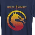 thumbnail image 3 of Mortal Kombat - Mk 1 Logo Vintage - Women's Short Sleeve Graphic T-Shirt, 3 of 5