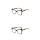 thumbnail image 2 of Jumpingount Gafas de ojo de gato TR90 con estampado de leopardo para mujer, gafas de gran tamaño, gafas antiluz azul para óptica Type1 NO1, 2 of 6