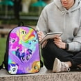 thumbnail image 6 of Custom Backpack My Little Pony 17-Inch Anime Backpack Laptop Backpack Lightweight Water-Resistant Spacious for Work Or School, 6 of 9