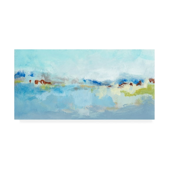 Trademark Fine Art 'Sea Breeze Landscape I' Canvas Art by Christina Long