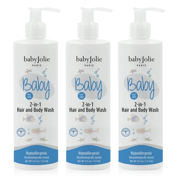 Gel de Baño para Bebés Baby Jolie 2 en 1 para Cabello y Cuerpo 221 ml