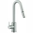 thumbnail image 2 of Danze D457230SS Amalfi Single Handle Pull-Down Kitchen Faucet with Snapback Retraction, Stainless Steel, 2 of 2