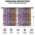 thumbnail image 2 of Blackout Kids Curtains,Multicolor Paisley and Floral Pattern Childrens Insulated Curtains Set Of 2,Bedroom Essentials,Toddler Room Decor 42x54in(106x137cm), 2 of 5