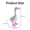 thumbnail image 5 of Porch Goose Statue Resin Duck Goose Decor for Backyard Decor, Garden Art & Outside Decor, Statues for Home Decor, 5 of 6