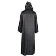 thumbnail image 2 of Harry Potter Ravenclaw Costume Black and Blue Long Robe with Hood, 2 of 5