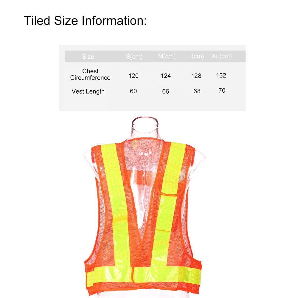V-Shaped Reflective Safety Vest Traffic Safety Clothing High Visibility