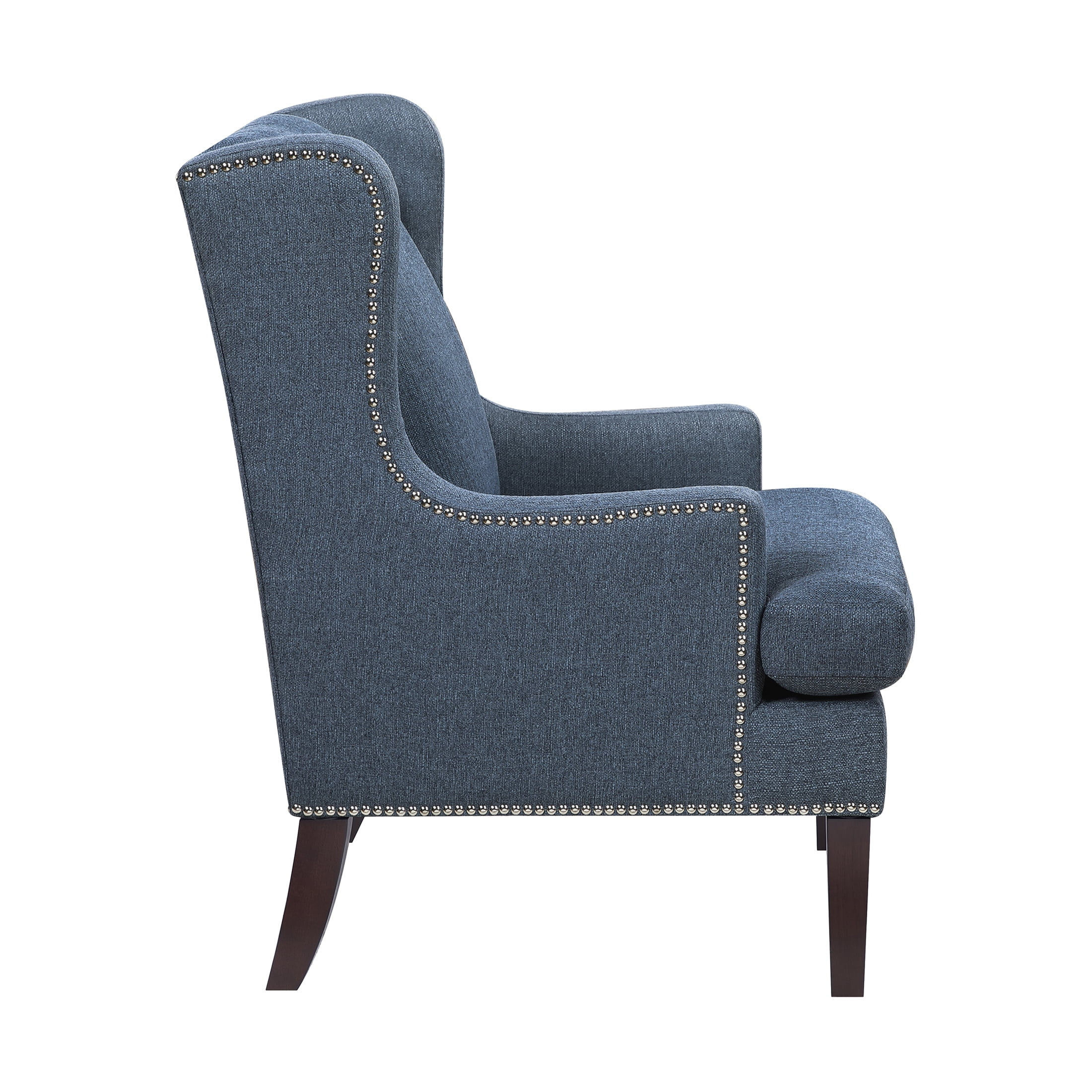 OakvillePark Briarhollow Textured Fabric Accent Chair, Blue