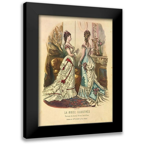 Dubois, Alain 11x14 Black Modern Framed Museum Art Print Titled - LA MODE ILLUSTREE III