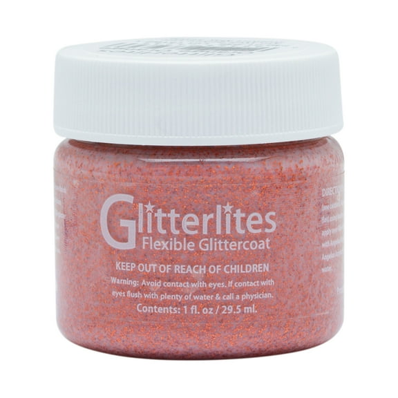 Angelus® Flexible Glittercoat, Orange Orange