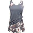 thumbnail image 4 of ZANKLEY Women's Tankini Swimsuits Tummy Control Two Piece Bathing Suits Modest Swim Tank Top with Skirt Bottom 2026, 4 of 13