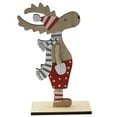 thumbnail image 2 of Fiudx Adornos Navideños de Madera, Decoración Festiva para El Hogar, Diseño Artesanal de Madera, Elegante Accesorio para Sala de Estar y Estudio, Que Realza El Espíritu Navideño, Juego de 1 Pieza, 2 of 2