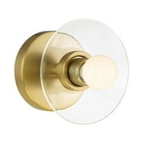 Designers Fountain Litto 6 inch 1-Light Brushed Gold Modern Wall Sconce Light, D294C-WS-BG