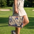 thumbnail image 4 of Pzuqiu Golf Cart Seat Covers With Pockets, Compatible with Outdoor, Quilted Golf Cart Seat Covers Fit for Club Car Yamaha, American Cowboy Golf Pattern, 4 of 9