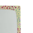 thumbnail image 2 of Ambesonne Colorful Fitted Sheet, Flowers Polka Dots, Full Size, Multicolor, 2 of 2