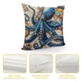 thumbnail image 3 of Vintage Octopus World Map Throw Pillow Cover or Couch Sofa Bed, 3 of 5