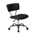 thumbnail image 1 of Chaise Vista de Office Star, vinyle noir, 1 of 3