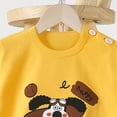 thumbnail image 4 of Zshosam Boys' Sleepwear Baby-Boys 2-Piece Pajamas Sleepwear Pjs Cotton for Baby, Toddler, Kids, Boy Size 4T 5T,(Yellow 4-5 Years), 4 of 5