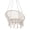 Beige-pack of 1, variant on Hammock Chair Macrame Swing With Side Pocket  Hanging Cotton Rope For Indoor And Outdoor Use 330 Lbs Capacity Beige