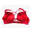 thumbnail image 4 of Victoria's Secret Swim Bombshell Push Up Bikini Top Shine Strappy Strap Red Cup Size 36B NWT, 4 of 4