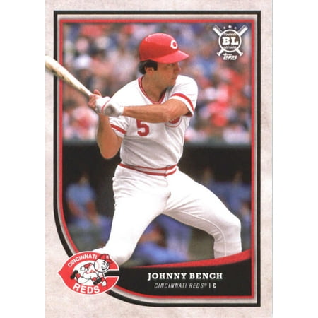 Johnny Bench Memorabilia - 2018 Topps Big League #347 Johnny Bench Cincinnati Reds Baseball Card - *GOTBASEBALLCARDS