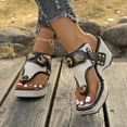 thumbnail image 5 of Narveanno Wedge Sandals Women Comfortable: Sandals for Women Dressy Summer Ankle Strap Open Toe Low Heel Platform Wedges Shoes, 5 of 8