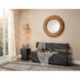 thumbnail image 6 of Jamie Young Co Eden Raffia Decorative Box Gray Fabric, 6 of 6