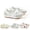 Grey white, variant on Women's Fashion Dad Sneakers - Comfortable and Breathable Trainers with Shallow Mouth -Height Increasing Platform - Summer