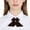 A1#-Coffee, variant on Unisex Solid Color Cross Bow Tie - Pre Tied Casual Neckwear, Classic Formal Accessory(BU2-One Size)