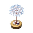 thumbnail image 1 of Wosthever Árbol de piedras curativas y de cristal hecho a mano, opción de regalo, para decoración de escritorio, cristales y piedras curativas Decoración del hogar azul, 1 of 6