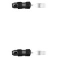 thumbnail image 3 of Moyic Vajilla antivibración para Hotel en casa, vajilla para ancianos, mango antideslizante anticaída, vajilla de acero inoxidable, tenedor Tenedor 2piezas, 3 of 6