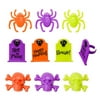 Haunted Halloween Spider, Skull and Grave Stone Cupcake Rings - 7759