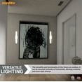 thumbnail image 6 of Sunlite 24-in 24w CCT Tunable Brushed Nickel LED Linear Bar Vanity Light Fixture, 6 of 8