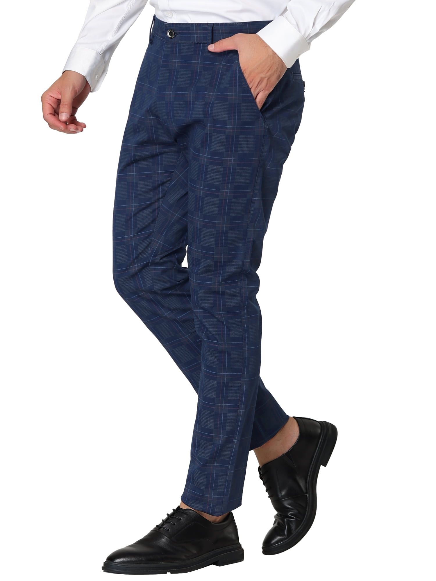 Cavani Shelby - Mens Classic Tweed Check Vintage Peaky Blinders Trousers:  Buy Online - Happy Gentleman United States