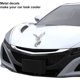 thumbnail image 5 of Pegatinas de metal 3D para coche, impermeables, autoadhesivas, antioxidantes, para capó, delicado adhesivo con respaldo de águila, pegatina decorativa con logotipo de metal para coche, pegatinas cromadas para coche, pegatinas para parachoques Excelente Rendimiento, 5 of 5