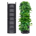 thumbnail image 1 of Macetero de jardín Vertical de 7 bolsillos de 100x30cm, bolsa para cultivo de flores montada en la pared, suministros para jardín, frutas y verduras, 1 of 8