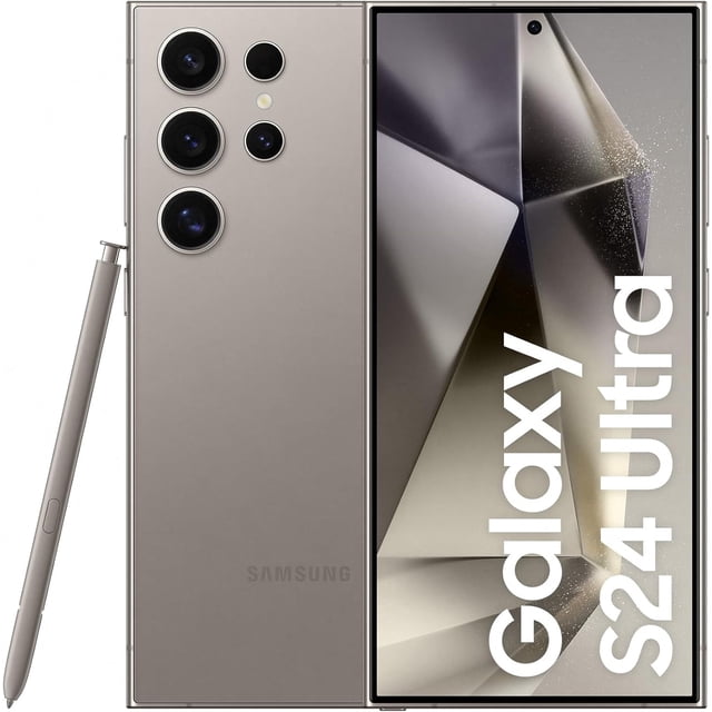SAMSUNG Galaxy S24 Ultra SM-S928N de 512 GB (Sim Coreana Desbloqueada, Nano+eSIM) - Gris Titanio