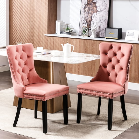 Pink Dining Chair Set | Colorful Addition to Home