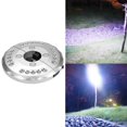 thumbnail image 3 of Lámpara de poste de paraguas portátil para tienda de campaña, 24 + 4LED, para exteriores, para sombrillas de Patio, Camping, color plateado, 3 of 5