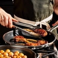 thumbnail image 2 of HexClad Hybrid Nonstick 10-Inch , Stay-Cool Handle, Dishwasher-Friendly, Oven-Safe Up to 900°F, Induction Ready, Compatible with All Cooktops, 2 of 4