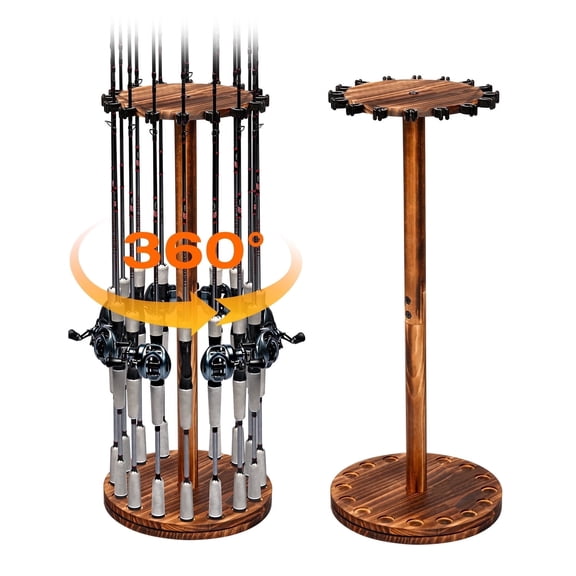 Ghosthorn  Fishing Rod rack 360° fishing rod holder, Sturdy & Practical Organizer for man woman gift