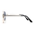 thumbnail image 4 of Iconic Officer Cop Sunglasses with Spectrum Color Mirror Lenses Gold Red Mirror, 4 of 4