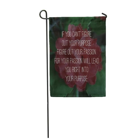 LADDKE Amazing Inspirational Saying About Life and Motivation Awesome Best Empowering Garden Flag Decorative Flag House Banner 12x18