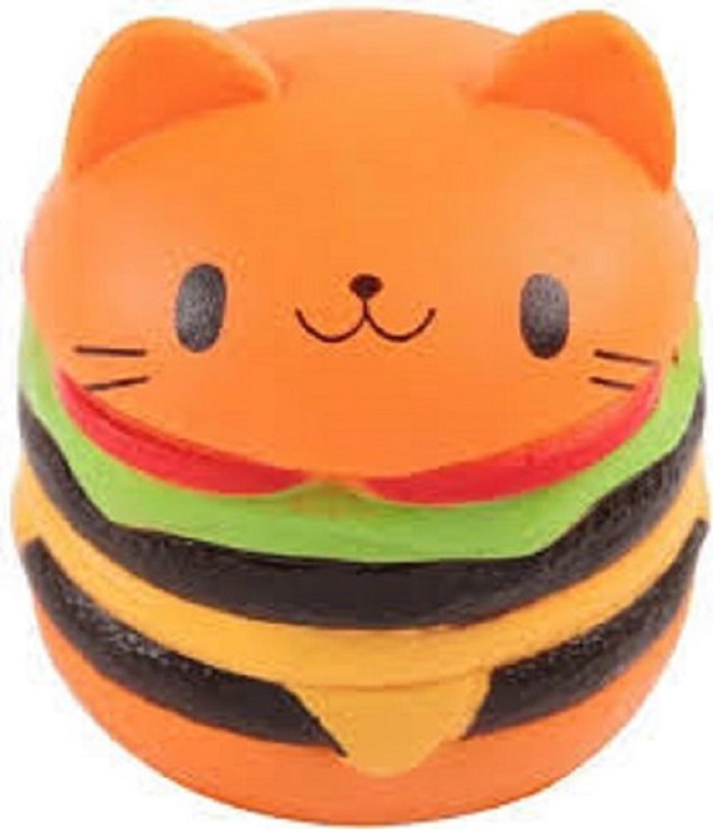 cat hamburger squishy