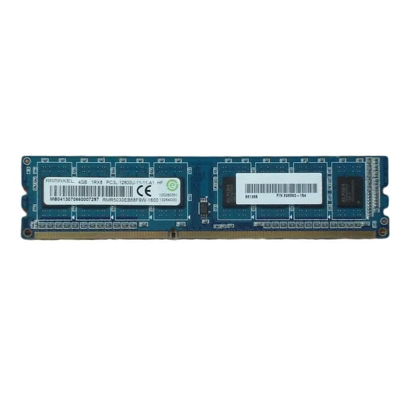 Pre-Owned Used 4GB 1Rx8 DDR3L SDRAM DIMM PC3L-12800 (DDR3-1600) 12800U Desktop Memory