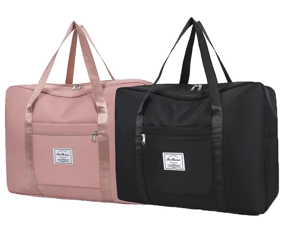 2 pack Large Capacity Travel Duffel Tote Bag，Waterproof Foldable and
