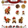 thumbnail image 3 of DolliBu Camel Firefighter Stuffed Animal - Super Soft Camel Fireman Toy with Red Fireman Costume Outfit and Fireman Hat, Cute Safari Life Stuffed Animal Fire Fighter Doll Plush Toy for Kids - 10 Inch, 3 of 7