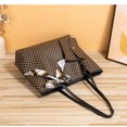 thumbnail image 1 of The Trendy Ladies Handbag Fashionable Diamond Pattern Embroidered Large Capacity Tote Scarf Mother Bag Ladies Hand Bags, 1 of 1