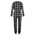 thumbnail image 5 of 2 Piece Lounge Sets for Women Fall Two Piece Sets for Women Fall Pants Women's Classic Print Long Sleeve Sport Pullover And Pants Set my items ordered, 5 of 5